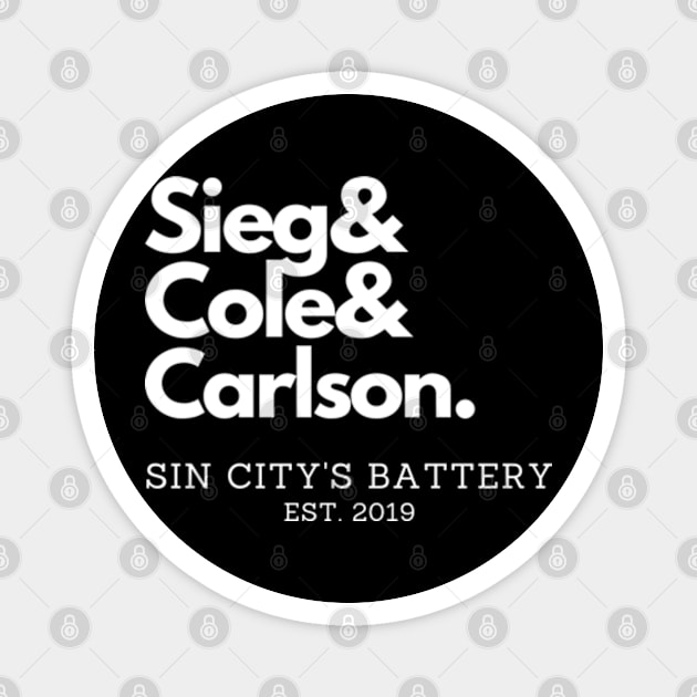 Sin City's Battery Est. 2019 Magnet by capognad